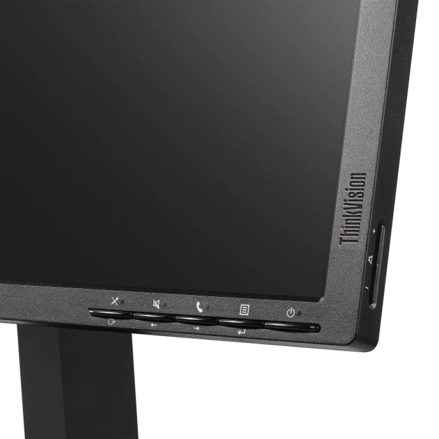 Lenovo ThinkVision T2224zD | 21,5" | Full HD LED IPS Monitor | Webcam VGA HDMI DP | Schwarz